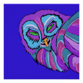 Mischievous Owl Poster (Voorkant)