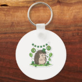 Mischievous Party Popper Hedgehog  Sleutelhanger (Achterkant)