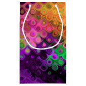 Mischievous Pumpkin Halloween Cocktail Party Klein Cadeauzakje (Achterkant)