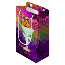 Mischievous Pumpkin Halloween Cocktail Party Klein Cadeauzakje