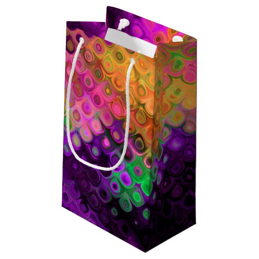 Mischievous Pumpkin Halloween Cocktail Party Klein Cadeauzakje (Achterkant Gekanteld)