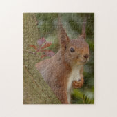 Mischievous Red Squirrel Legpuzzel (Verticaal)
