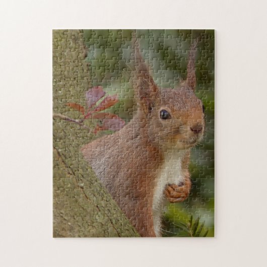 Mischievous Red Squirrel Legpuzzel (Verticaal)