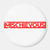 Mischievous Stamp Magneet (Voorkant)