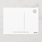 Mischievous Yellow Labrador Briefkaart (Achterkant)