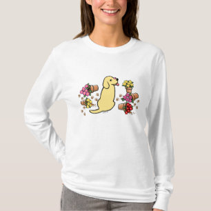 Mischievous Yellow Labrador T-shirt