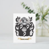 Mischke wapenschild (familiewapen) briefkaart (Staand voorkant)