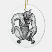 Mischwesen Trol Duivel Golem Gargoyle Keramisch Ornament (Links)