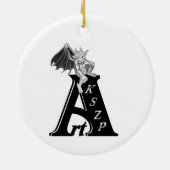 Mischwesen Trol Duivel Golem Gargoyle Keramisch Ornament (Achterkant)