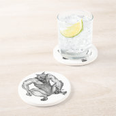 Mischwesen - Troll Teufel und Golem Zandsteen Onderzetter (Zijkant)