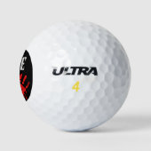 misdaad-criminele vingerafdrukken Golf Balls Golfballen (Logo)