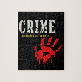 misdaad-criminele vingerafdrukken Puzzel