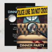 Misdaad moord mysterie whodunit diner partij volwa kaart (Voorkant / Achterkant)