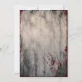 Misdaad Scene Onderzoek 40e Verjaardagsfeestje Kaart (Achterkant)