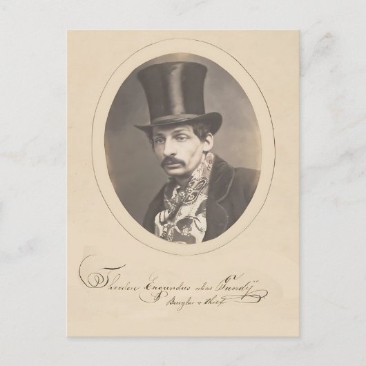 misdaaddief en inbreker Mok Briefkaart (Voorkant)