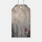 Misdaadonderzoek 50ste verpartij cadeaulabel (Achterkant)