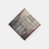 Misdaadplek onderzoek 50e verjaardag servet (Hoek)