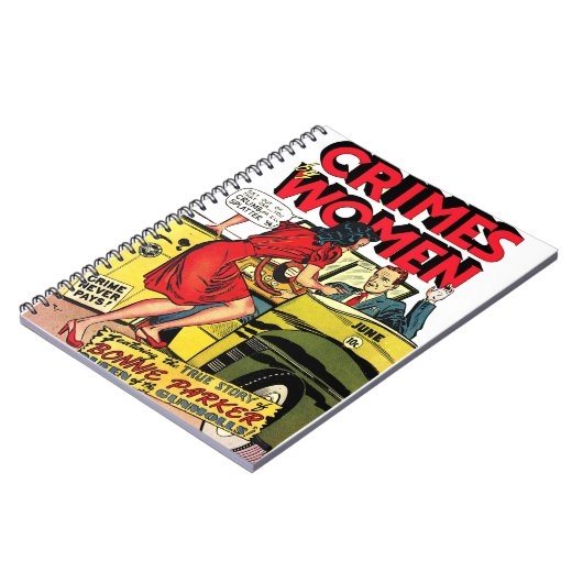 Misdaden door Women_Bonnie Parker  komieken Notitieboek (Linkerzijde)