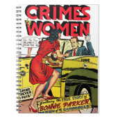 Misdaden door Women_Bonnie Parker  komieken Notitieboek (Voorkant)