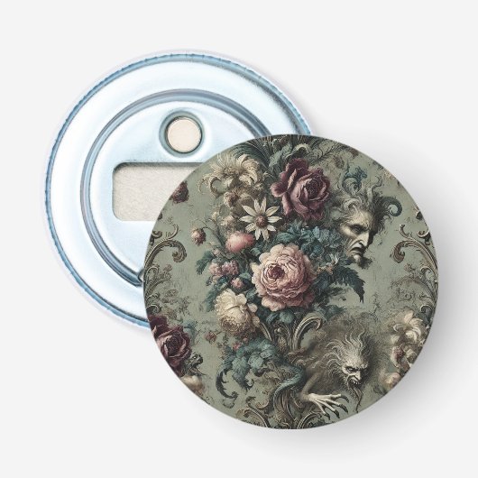 Misdaden tegen de Eldridge - Gotische folklore Button Flesopener (Voorkant)