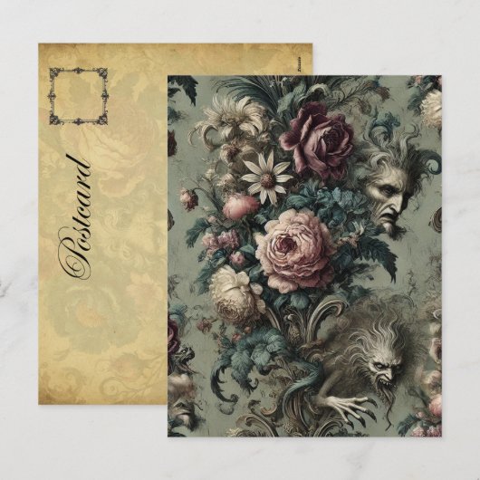 Misdaden tegen de Eldridge - Gotische Victoriaans Feestdagenkaart (Voorkant / Achterkant)