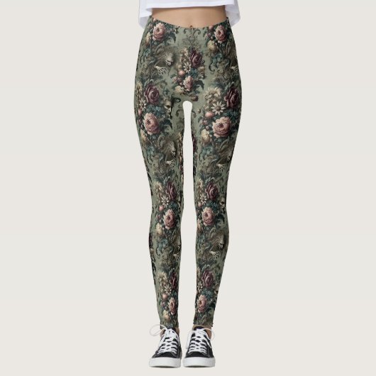 Misdaden tegen de Eldridge - Gotische Victoriaans Leggings (Voorkant)
