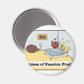 Misdaden van Passion Fruit Zazzle Magneet (Voorkant / Achterkant)
