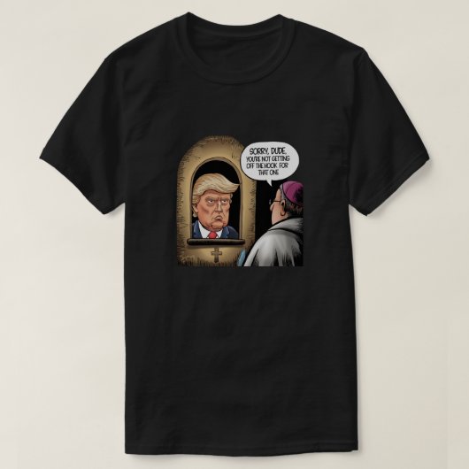 MISDADEN VAN TRUMP T-SHIRT (Design voorkant)
