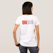 Misdadige Minds UNSUB (terug) T-shirt (Achterkant volledig)
