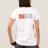 Misdadige Minds UNSUB (terug) T-shirt (Achterkant)