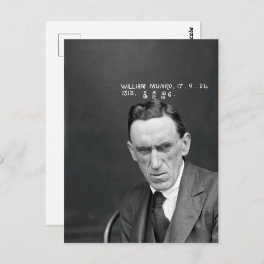  misdadige Mok Briefkaart (Voorkant / Achterkant)