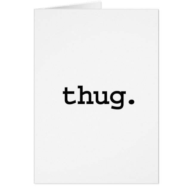 misdadiger. (Voorkant)