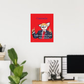Misdadiger President Thunder_Cove Poster (Thuiskantoor)