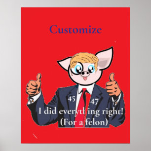 Misdadiger President Thunder_Cove Poster