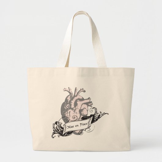 mise en place grote tote bag (Voorkant)