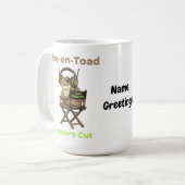 Mise-en-Toad Director's Cut Cinema Pun Toad Kunst Koffiemok (Voorkant links)