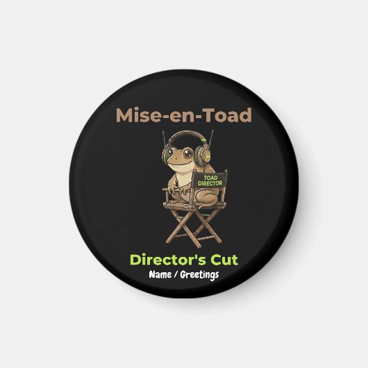 Mise-en-Toad Regisseurs Cut Cinema Padden Kunst Magneet (Voorkant)