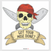 Mise Good to Go Head Chef to Apprentice Quote Sticker (Vel)