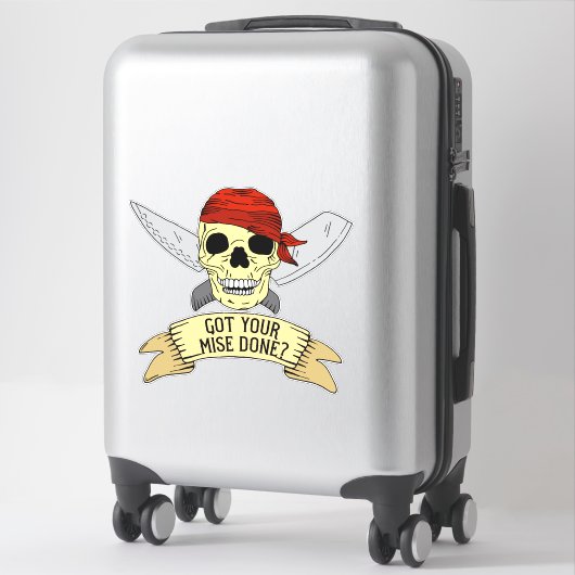 Mise Good to Go Head Chef to Apprentice Quote Sticker (Koffer)