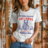 Miserable Childless Cat Ladies voor Kamala 2024 T-shirt