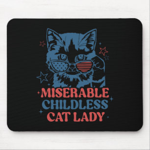 Miserable Childless Cat Ladies voor Kamala Harris Muismat