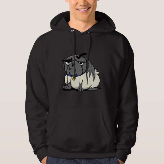 Miserable Mister Max the Pug Classic T-Shirt 876 (Voorkant)
