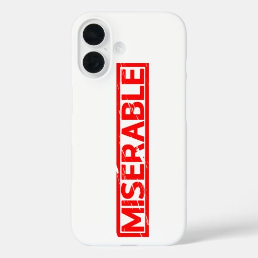 Miserbaar stempel Case-Mate iPhone case (Achterkant)