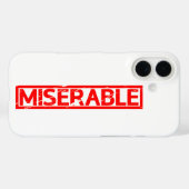 Miserbaar stempel Case-Mate iPhone case (Achterkant (horizontaal))