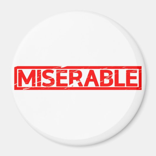 Miserbaar stempel magneet (Voorkant)