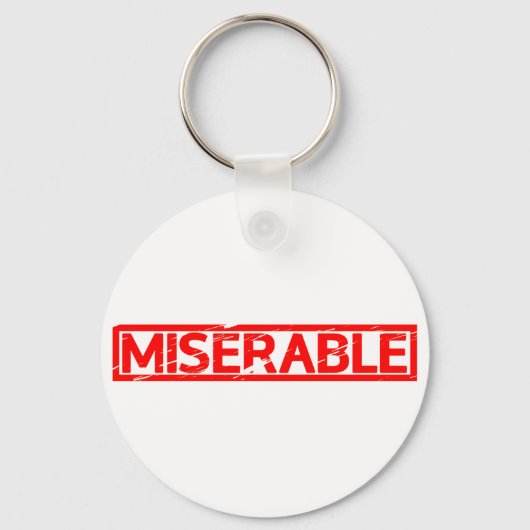 Miserbaar stempel sleutelhanger (Voorkant)