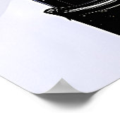 Miserly Ebenezer Scrooge Snowy Victoriaans Street Poster (Hoek)