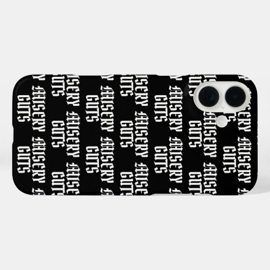 Misery Guts Case-Mate iPhone Case (Achterkant (horizontaal))