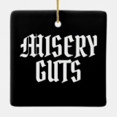 Misery Guts Keramisch Ornament (Achterkant)