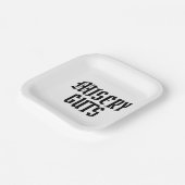 Misery Guts Papieren Bordje (Gebogen)